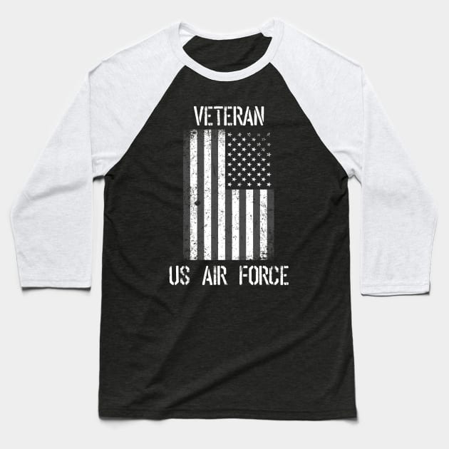 Veteran US Air Force Baseball T-Shirt by islander